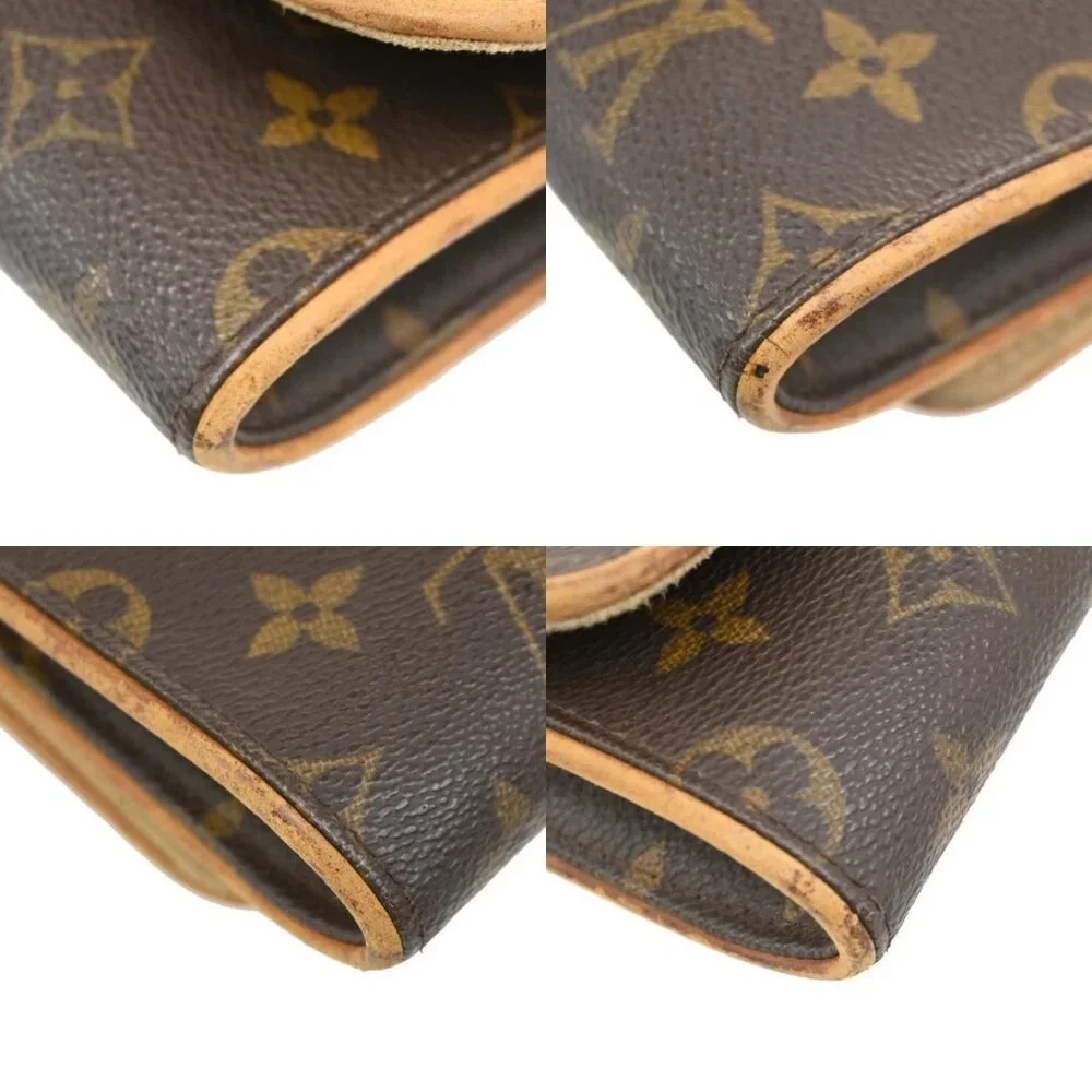 LOUIS VUITTON Pochette Twin GM 2Way Shoulder Bag Monogram Brown M51852 33CA233 - Picture 12 of 14